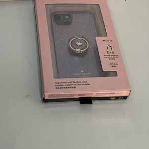 Kate spade ring stand and flexible case iPhone 13